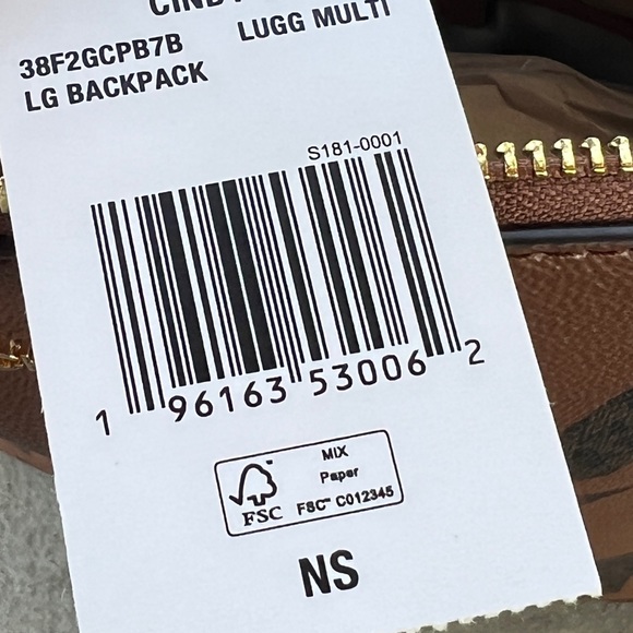 Michael Kors MK Graphic Logo Cindy backpack Signature NWT Authentic - Picture 8 of 10